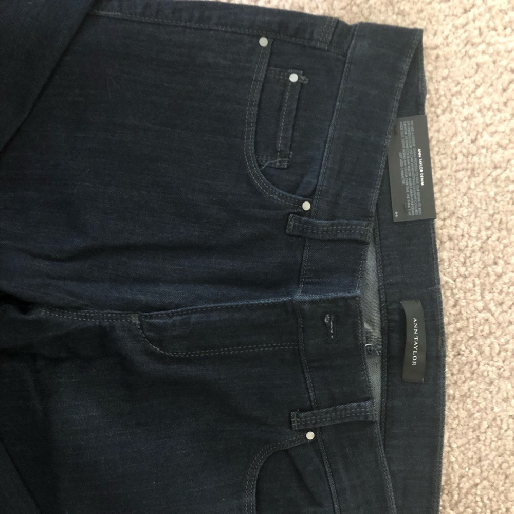 Anntaylor modern fit boot jeans size 8